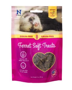 n-bone 1 pouch ferret soft treats chicken flavor, 3 oz