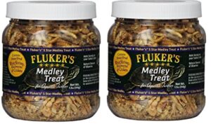 fluker labs sfk72020 aquatic turtle medley treat food, 1.5-ounce (2 pack)
