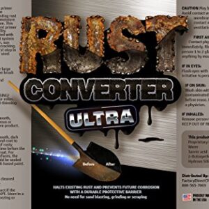 FDC Rust Converter Ultra, Highly Effective Professional Grade Rust Repair (1 Gallon)