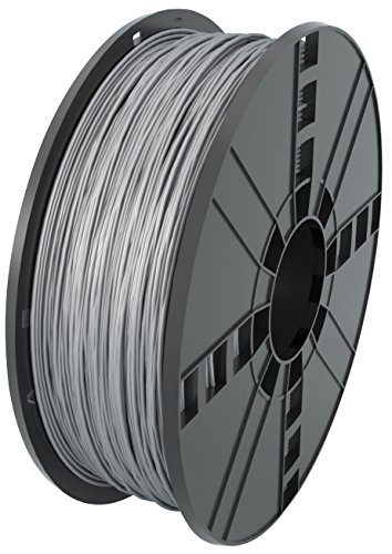 MG Chemicals Silver ABS 3D Printer Filament, 1.75 mm, 1 kg Spool