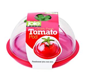 msc international 067742-330222 joie clearly fresh airtight tomato keeper storage container pod