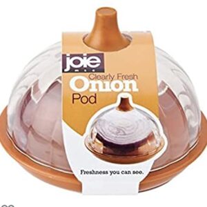 MSC International 067742-330000 Joie Clearly Fresh Airtight Onion Keeper Storage Container Pod