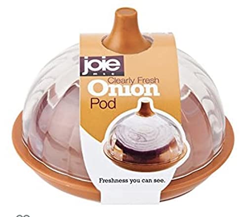 MSC International 067742-330000 Joie Clearly Fresh Airtight Onion Keeper Storage Container Pod