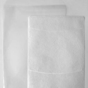 100 Clear CPP Movie Plastic Sleeves + 2 Disc Non-Woven Sleeves by StarTechDeals