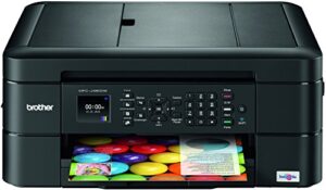 brother mfc-j480dw - wireless inkjet color all-in-one printer w auto document feeder, amazon dash replenishment enabled