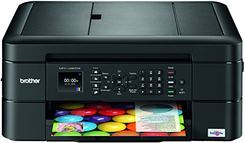 Brother MFC-J480DW - Wireless Inkjet Color All-in-One Printer w Auto Document Feeder, Amazon Dash Replenishment Enabled