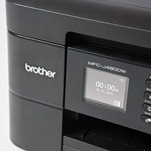 Brother MFC-J480DW - Wireless Inkjet Color All-in-One Printer w Auto Document Feeder, Amazon Dash Replenishment Enabled