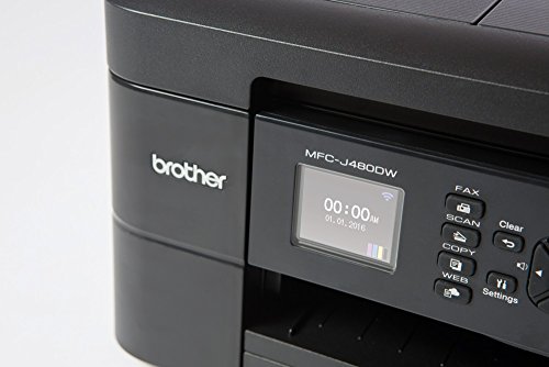 Brother MFC-J480DW - Wireless Inkjet Color All-in-One Printer w Auto Document Feeder, Amazon Dash Replenishment Enabled