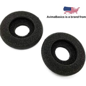 AvimaBasics CS55 Ear Cushion | Replacement Ultra Soft Foam Cushion Compatible with Plantronics 43937-01, CS50, CS50-USB, CS55, CS55H, CS60, CS60-USB, DuoSet, H141, H141N Wireless Headset