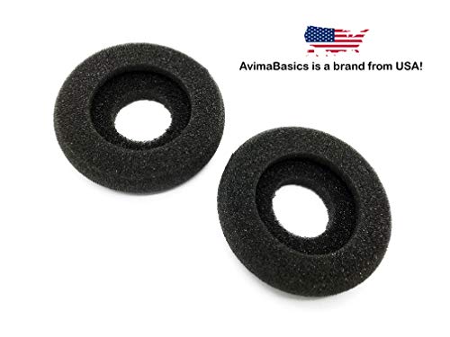 AvimaBasics CS55 Ear Cushion | Replacement Ultra Soft Foam Cushion Compatible with Plantronics 43937-01, CS50, CS50-USB, CS55, CS55H, CS60, CS60-USB, DuoSet, H141, H141N Wireless Headset