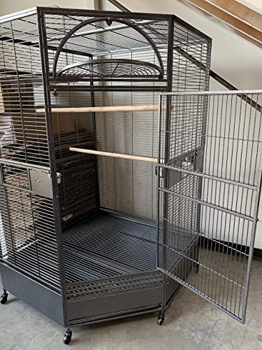 Flyline Parrot Escape Jumbo Corner Bird Cage Aviary (X-Large)....