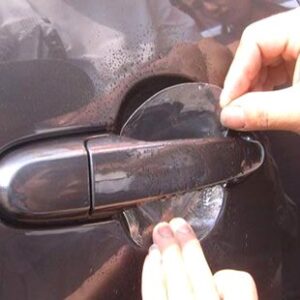 8pcs universal invisible car door handle scratches automobile shakes protective vinyl protector