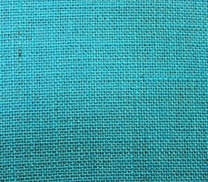 burlap fabric jute turquoise / 58" wide/sold by the yard