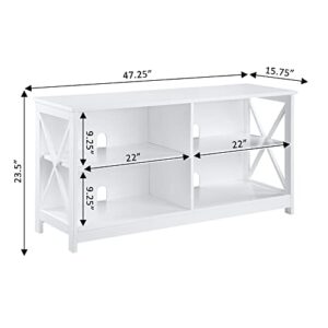 Convenience Concepts Oxford TV Stand, White