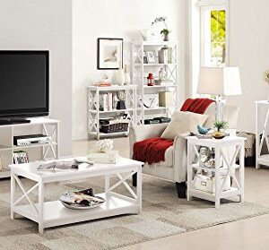 Convenience Concepts Oxford TV Stand, White