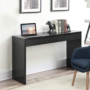 Convenience Concepts Northfield Hall Console Desk Table, 48(L) x 15.5(W) x 28"(H), Black