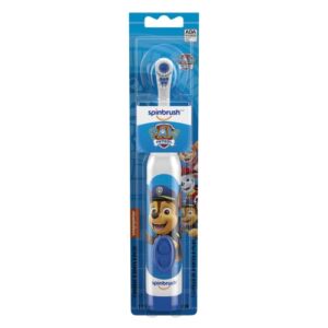 arm & hammer paw patrol spinbrush toothbrush, 1 count (pack of 1)