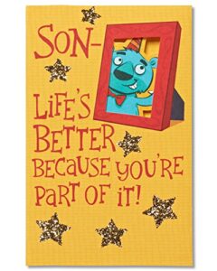 american greetings funny birthday card for son (life's better)