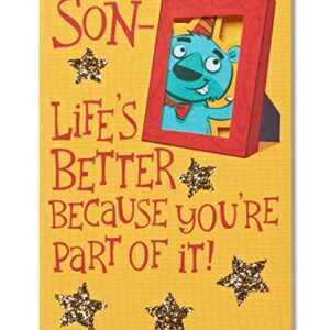 American Greetings Funny Birthday Card for Son (Life's Better)