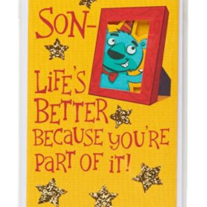 American Greetings Funny Birthday Card for Son (Life's Better)