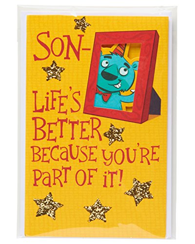 American Greetings Funny Birthday Card for Son (Life's Better)