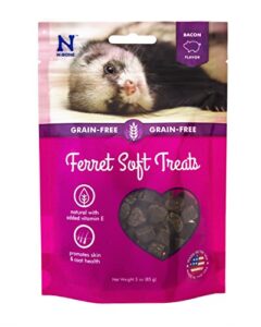 n-bone 1 pouch ferret soft treats bacon flavor, 3 oz