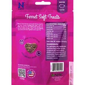 N-Bone 1 Pouch Ferret Soft Treats Bacon Flavor, 3 Oz