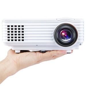 h1 led lcd (wvga) mini video projector - international version (no warranty) - diy series - white (fp8048h1w-iv6)