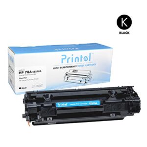printel compatible black toner cartridge replacement for hp 78a (ce278a), used with canon lbp6200, canon lbp6230, hp laserjet pro m1536