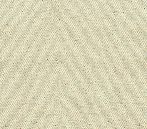 Canvas Duck Fabric 10 oz Dyed Solid Pure Cream / 54" Wide/Sold by The Yard