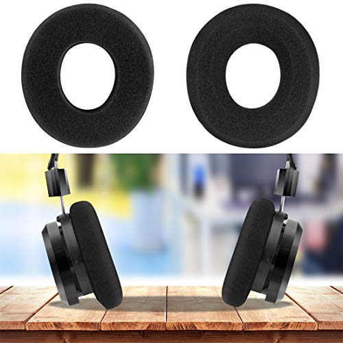 Geekria Comfort Foam Replacement Ear Pads for GRADO SR80i, SR80, SR60i SR60, SR225i, SR225, SR125i, SR125, RS2i, RS1i, GS1000i Headphones Ear Cushions, Ear Cups Cover Repair Parts (Black)