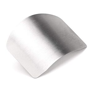 zeltauto finger guard slicing cutting protector 2.6 inches stainless steel finger protector cutting