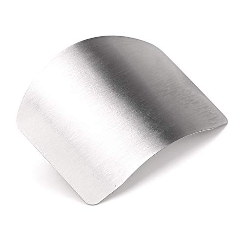 Zeltauto Finger Guard Slicing Cutting Protector 2.6 Inches Stainless Steel Finger Protector Cutting