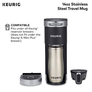 Keurig Contigo Autoseal Coffee Travel Mug, West Loop Vacuum Insulated with Easy-Clean Lid, 14 Oz, Silver