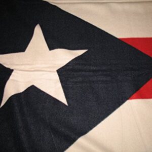 Puerto Rico Fleece Blanket Throw (Heavy Duty Weighs 2lbs most weigh a lb)