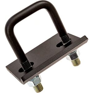 mission automotive - heavy duty trailer hitch stabilizer - anti rattle clamp for 1.25 to 2 inch hitches - easy-install, no-rust tightener for towing and trailers