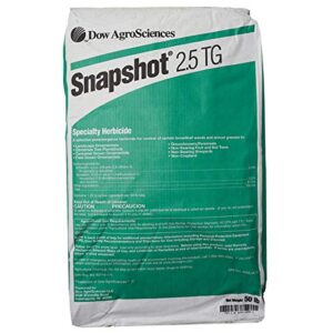 snapshot 2.5 tg 50# bag- pre-emergent herbicide trifluralin & isoxaben