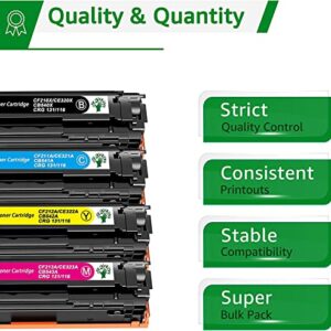 GREENSKY Compatible Toner Cartridge Replacement for HP 125A CB540A CB541A CB542A CB543A Color Laserjet CM1312 MFP CM1312nfi CP1215 CP1515n CP1518ni Printer (Black, Cyan, Yellow, Magenta, 4-Pack)