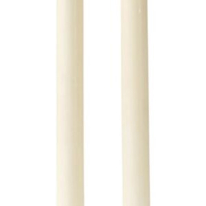 1 in. W x 8 in H Classic Wax Dip Taper 2 pc. Ivory No Scent