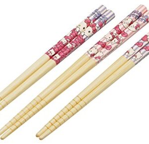 Helo Kitty Bamboo Chopsticks 3 pcs set