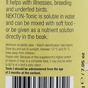 Nekton Tonic-I for Insect-Eating Birds 200Gm (7.05oz), Pale Yellow