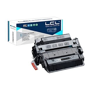lcl compatible toner cartridge replacement for hp 55a 55x ce255a ce255x 12500 page p3010 p3011 p3015 p3016 p3015d p3015dn p3015n p3015x 500 mfp m525dn m525f m521dn mfp m521dw m525c (1-pack black)