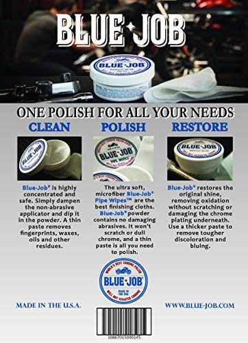 Blue-Job® Chrome Polish - Perfect for Your Motorcycle! One Polish for All Your Needs