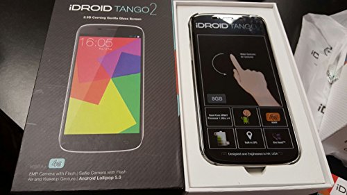 iDroid Tango 2 Black No Contract Phone - Retail Packaging (GSM Service)