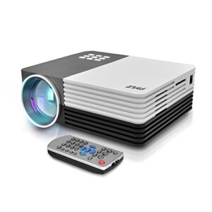 pyle video projector 1080p full hd professional cinema home theater - digital multimedia, built-in stereo, adjustable keystone picture presentation projection and supports usb, vga & hdmi - (prjg65)