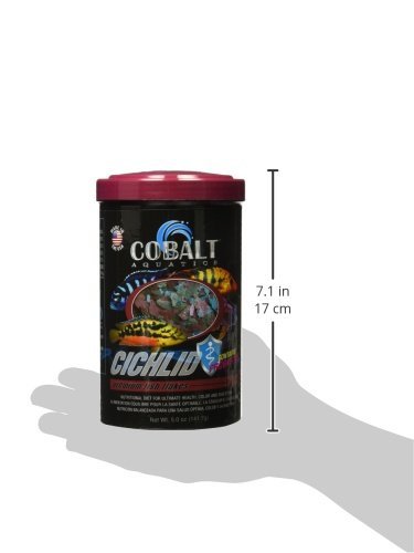 Cobalt Aquatics Cichlid Flakes 5 oz.,Natural,24002N