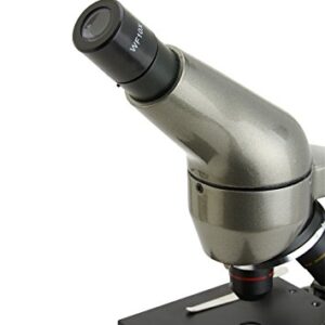 Carson Beginner 40x-400x Student Compound Microscope with Universal Smartphone Digiscoping Adapter (MS-040SP)