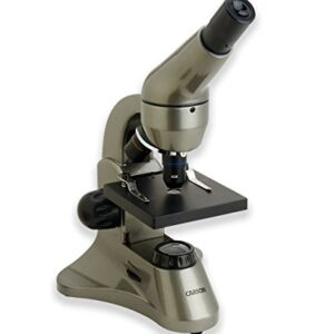 Carson Beginner 40x-400x Student Compound Microscope with Universal Smartphone Digiscoping Adapter (MS-040SP)