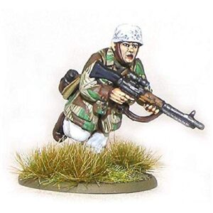 Bolt Action Fallschirmjager German Airborne Paratroopers 1:56 WWII Military Wargaming Figures Plastic Model Kit