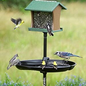 Seed Catcher Tray (Seed Buster) for Wild Bird Feeders, fits only 1-INCH STRAIGHT BIRDING pole (outside diameter), pole and feeder NOT included